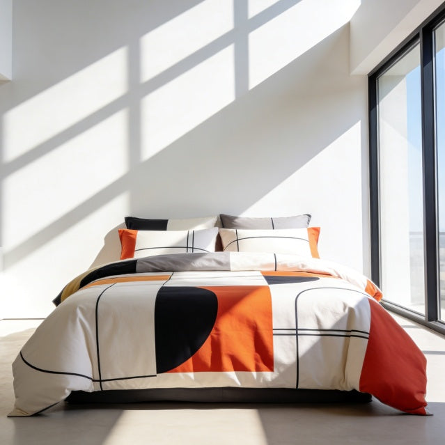 Simple Geometric Line Bedding Set